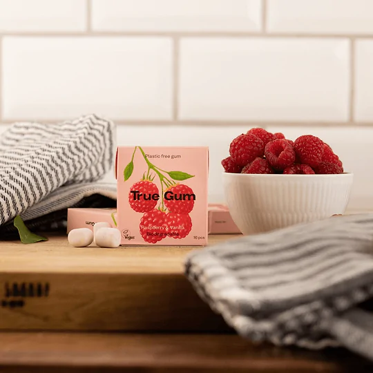 Raspberry Chewing Gum Organic