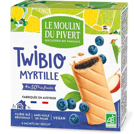 Twibio Blueberry Filled Organic