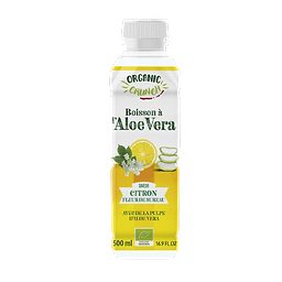 Aloe Vera Drink Lemon Elderflower Organic