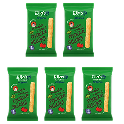 Maize sticks tomato + basil 7+ Organic x 5