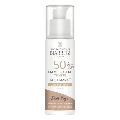 SPF50 tinted sun cream Beige Organic