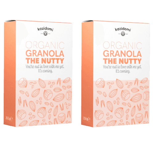 Pack x2 Granola "The Nutty" Biologische