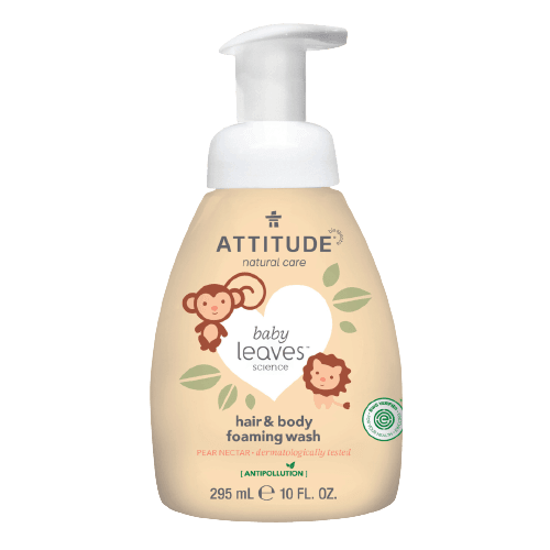2-in-1 Hair and Body Foaming Wash Baby leaves Perennectar