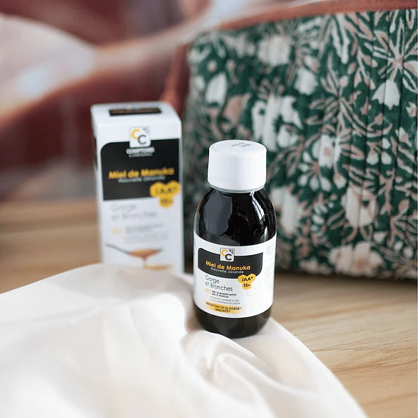 Solution gorge et bronches au miel de Manuka IAA15+