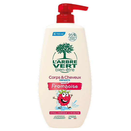 Shampoing douche Enfant Framboise