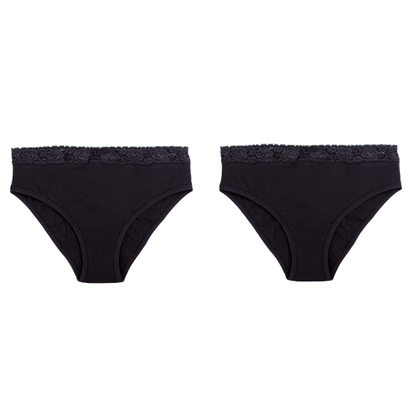 2 Culottes Menstruelles Nuit Gallica S