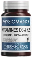 Physiomance Vitamines D3 & K2 60 Capsules