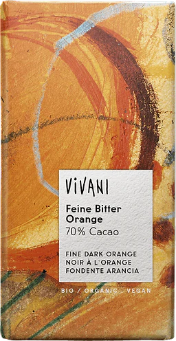 Chocolat Noir Orange 70% Cacao