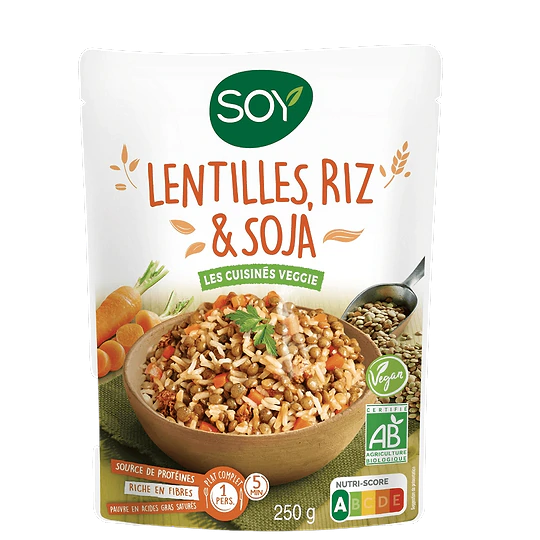 Lentils Rice Soy Organic