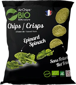 No Fry Spinach Chips Organic