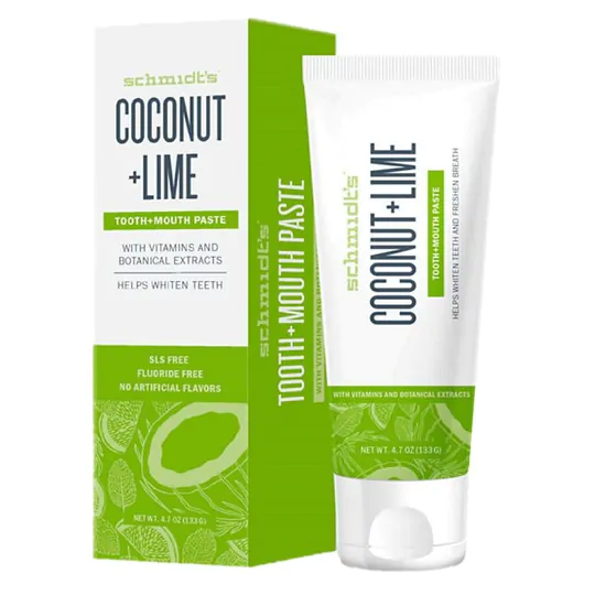 Natural Toothpaste With Coconut & Lime
