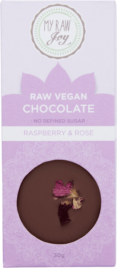 Raw Chocolate Raspberry Rose Organic