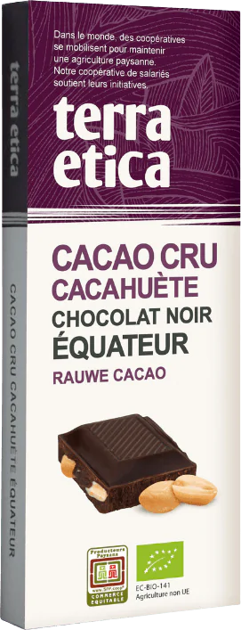 Chocolat Noir Cru 70% Cacachuète