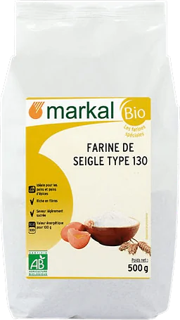 Rye Flour T130 Organic