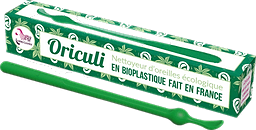 Oriculi en bioplastique vert