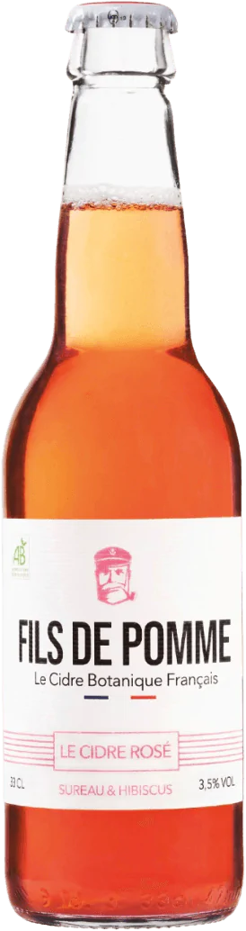 Cidre Pommes Rosé Sureau & Hibiscus