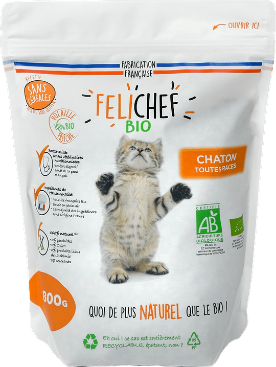 Dry Pet Food Grain Free Kitten Organic