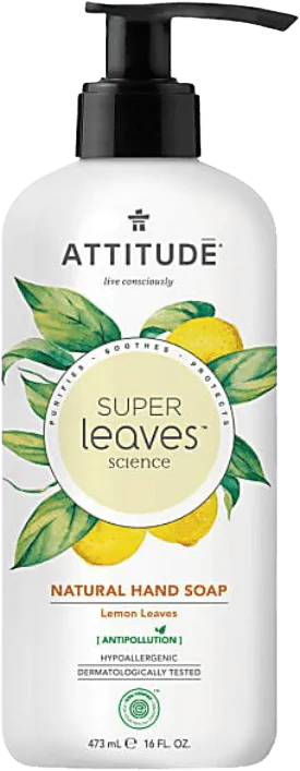 Superleaves Natural Hand Soap Lemon Leaves