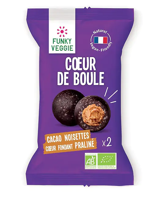 Coeur de Boule - Cacao Hazelnoten Praliné Organic