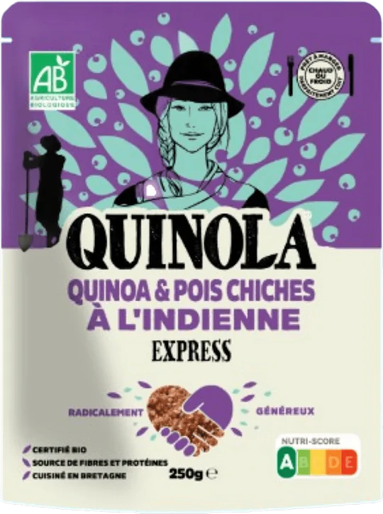 Quinoa & Pois Chiches Express à l'Indienne