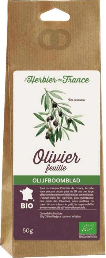Feuilles d'olivier bio - 50g