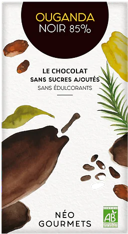Chocolat Noir 85% Sans Sucres Ajoutés