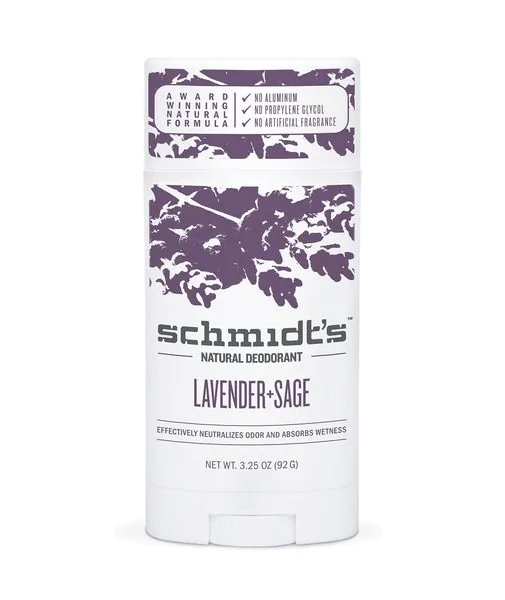 Schmidt's - Natuurlijke Deodorant Stick Gevoelige huid Lavendel en Salie 92g