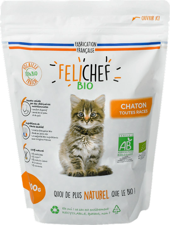 Dry Pet Food Kitten Organic