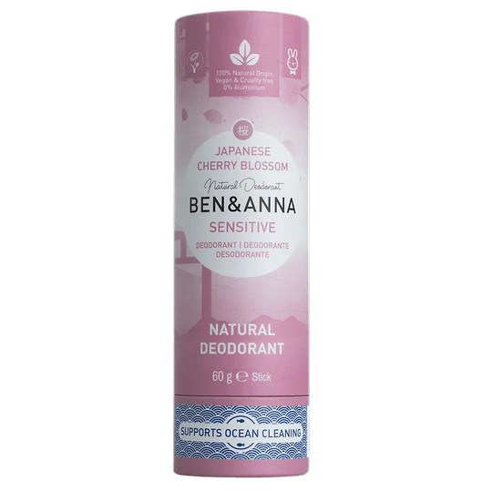 Deodorant Stick Sensitive Skin Cherry Blossom Organic