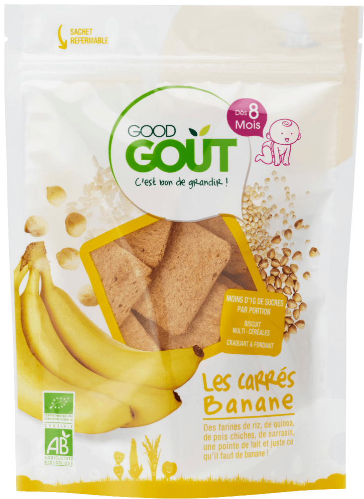 Banana Squared Biscuits from 8 months