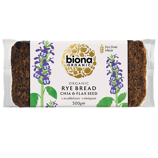 Rye Bread Chia Flax Organic