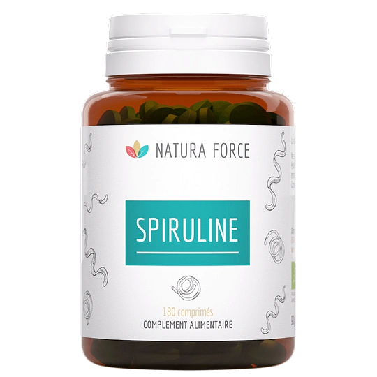 Natural Spirulina 180 Tablets Organic