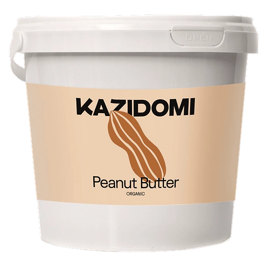 Acheter Beurre de Cacahuètes Pure Biologique Kazidomi Seau 1kg