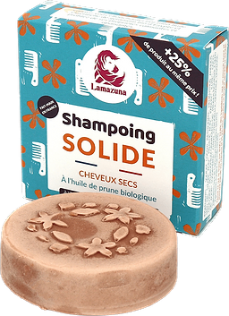 Shampoing Solide Prune Cheveux Secs