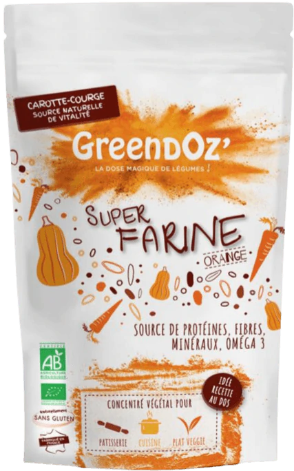 Super Farine Orange - Carottes & Courges