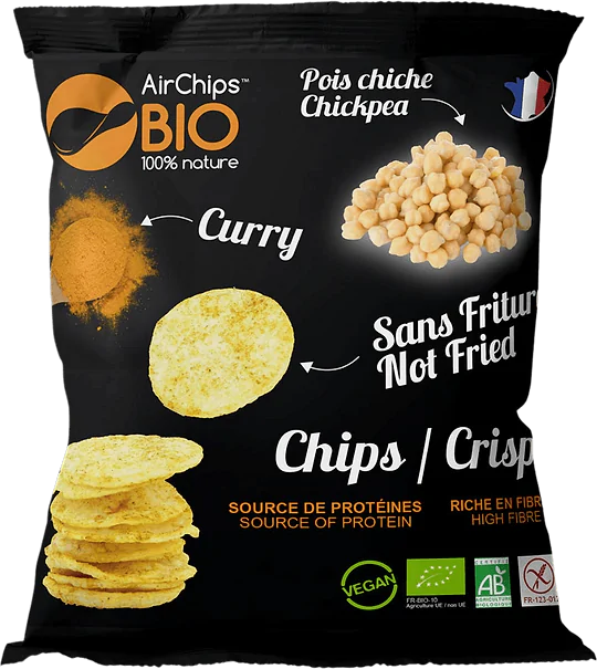 No-Fry Chickpea Curry Chips