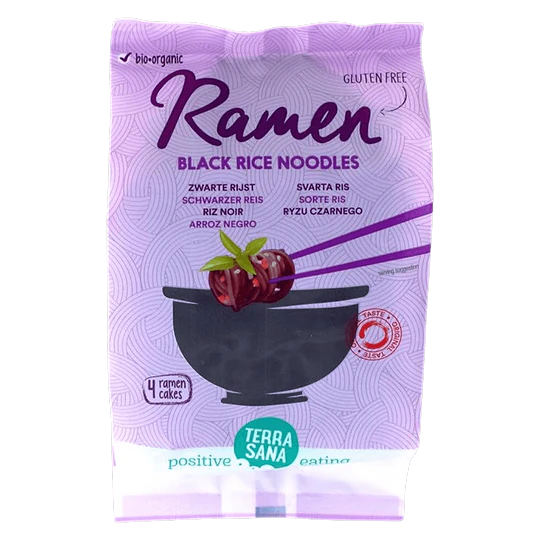 Ramen Black Rice Noodles Organic
