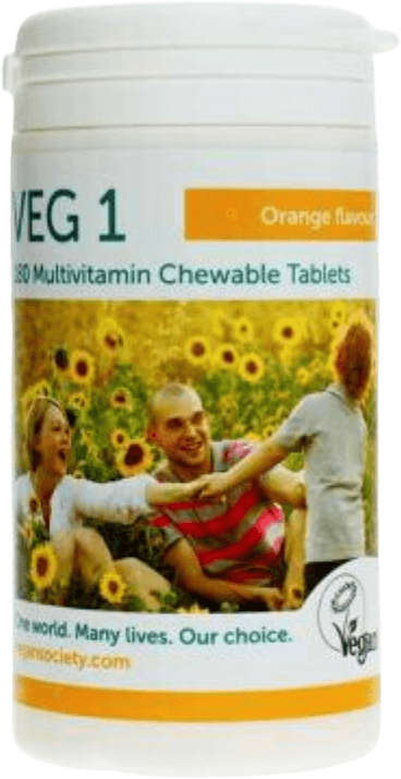 Veg1 180 Sinaasappelsmaak Tabletten