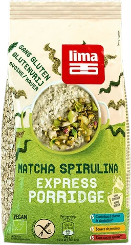 Porridge Matcha Spiruline Sans Gluten