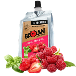 Rasberry Strawberry Basil Puree Eco Refill Organic