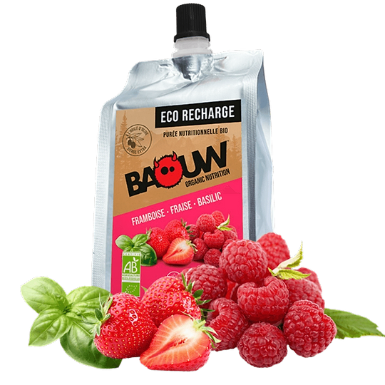 Rasberry Strawberry Basil Puree Eco Refill Organic