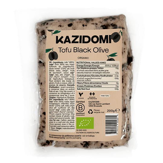 Tofu Olive Noire