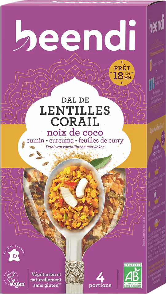Lentilles Corail À La Noix De Coco