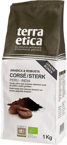 Sterke Koffie Peru & India Bonen