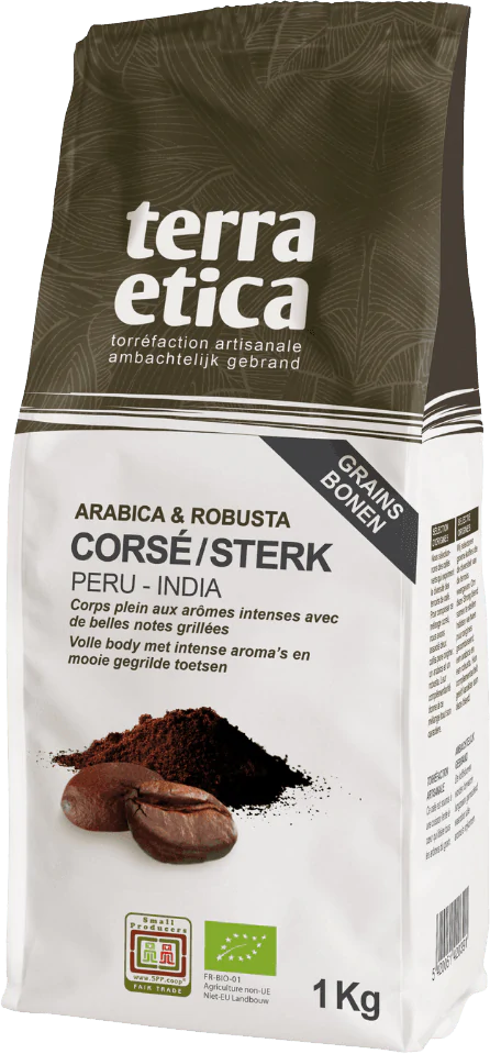 Sterke Koffie Peru & India Bonen