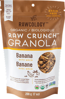 Keto Coconut Banana Maca Raw Granola Organic