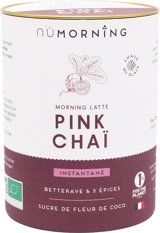 Pink Chai Beet 5 Spice Latte