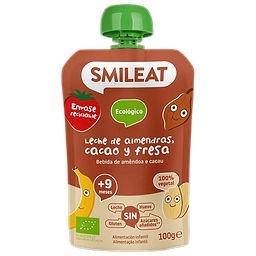 Almond Cocoa Strawberry Pouch +9months Organic