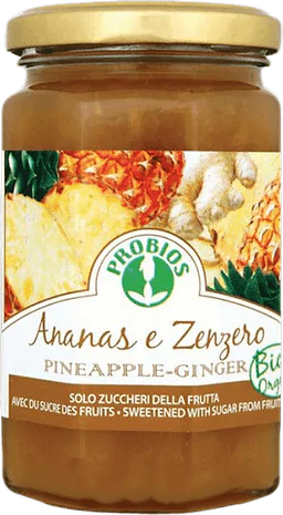 Pineapple & Ginger Sugar Free Jam Organic