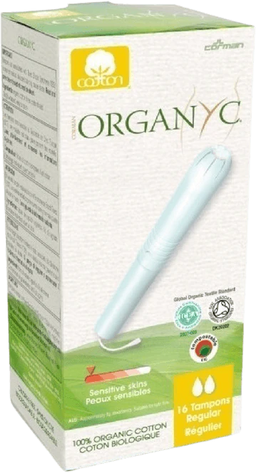Regular Tampon with Applicator Organic